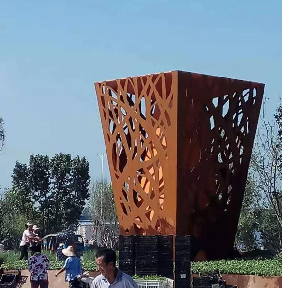 河东耐候钢板雕塑
